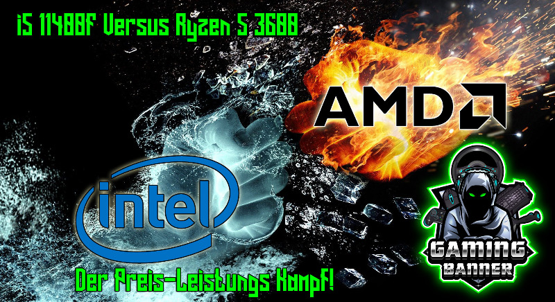 Intel Core i5 11400F greift AMD Ryzen 5 3600 an